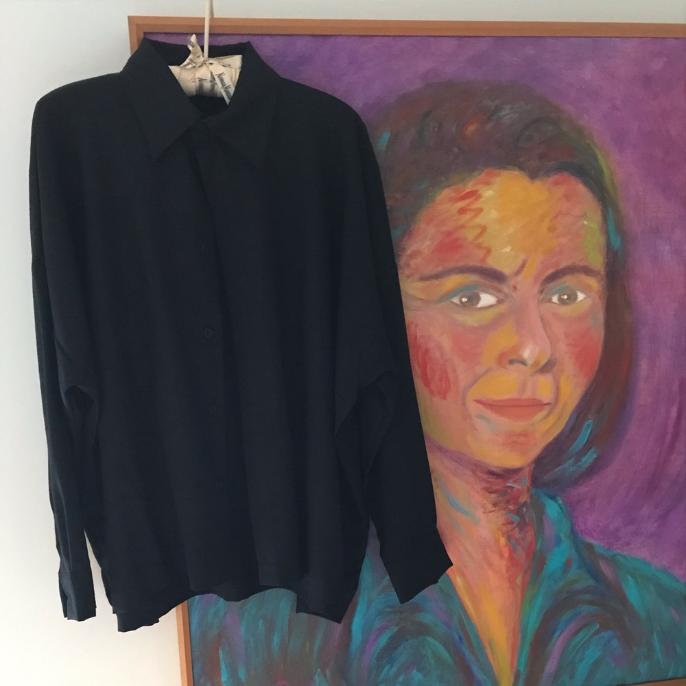 Eskandar black blouse,